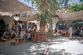 Urfa, Gumruk Inn within the bazaar, one of the few which preserves its authentic values.